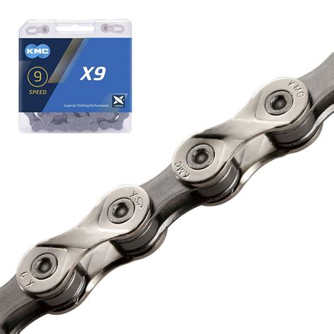 Corrente de Bicicleta KMC X9 X-Bridge Missing Link 116 Elos 9V