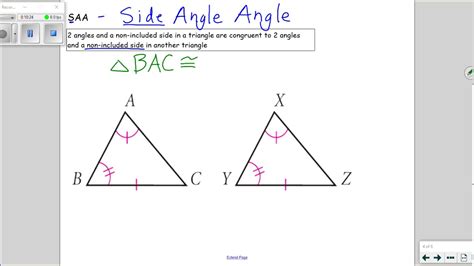 Triangle Congruence Shortcuts Nov 10 11 Youtube