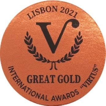 III INTERNATIONAL AWARDS VIRTUS LISBOA 2021 2 GREAT GOLD 1 GOLD And