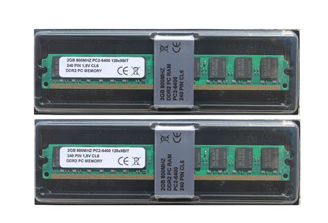 4gb 800mhz Ddr2 2x2gb PamiĘĆ Ram Do KaŻdej PŁyty W Kraków Sklep