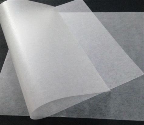 Food Grade White Transparent Glassine Paper Transparent Glassine