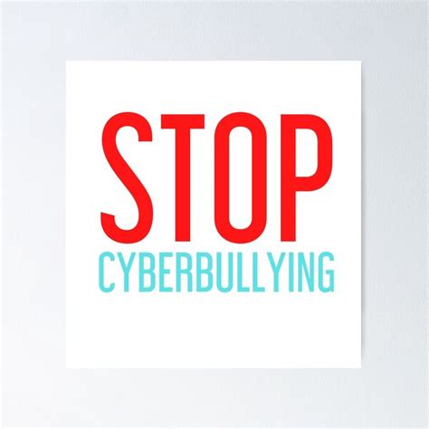 Stop Cyber Bullying Posters