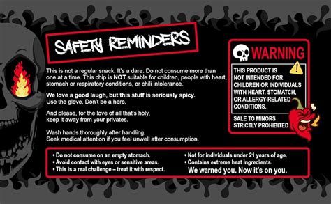 Amazon Red Hot Reaper 1x Chip Challenge Hottest Snack Carolina Reaper Trinidad Scorpion