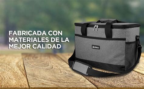 HIKEO Hielera Térmica Extra Grande Impermeable 30 Litros 36 Latas