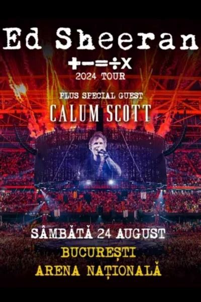 Concert Ed Sheeran 2024 La București Bilete