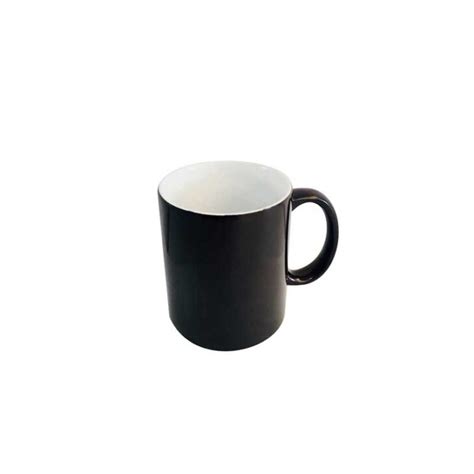 Taza Magica Negra Brillante Oz Pza Think Publicidad Solo