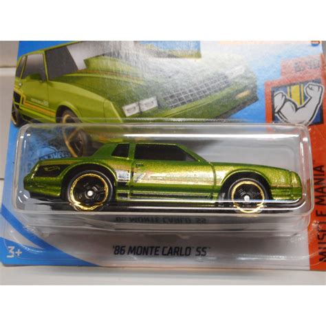CHEVROLET MONTE CARLO SS 1986 6 10 MUSCLEMANIA HOT WHEELS 1 64 BCN STOCK CARS