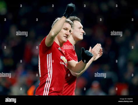 Manchester United S Bastian Schweinsteiger Celebrates After The Final