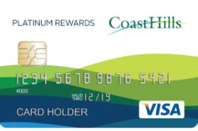 CoastHills Credit Union Platinum Rewards Visa Credit Card Reviews Is