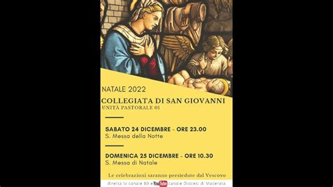 Santa Messa Della Vigilia Di Natale Youtube