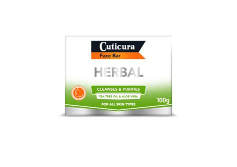 Cuticura Herbal Face Bar Soap 100g Herbal Range