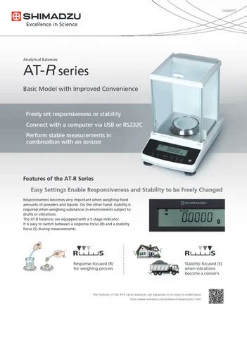 Digital Shimadzu Analytical Balance For Laboratory Weighing Capacity