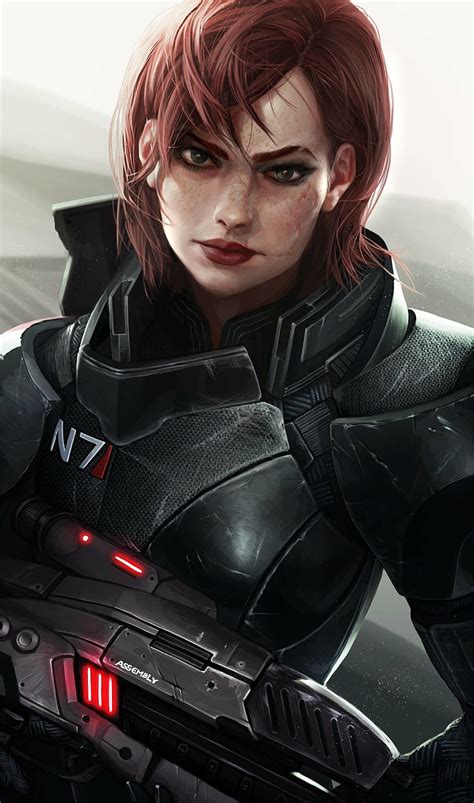 Mass Effect Femshep Wallpaper Hd