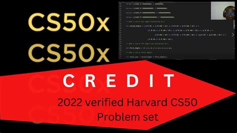 CS50 Credit Solution Beginners Friendly How To Get A Good Grade On