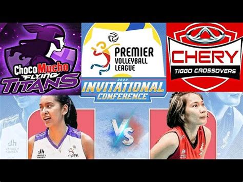 PVL LIVE CHOCO MUCHO Vs CHERRY TIGGO Livescore YouTube