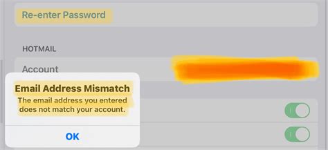 Email Re Enter Your Password Outlook Apple Community