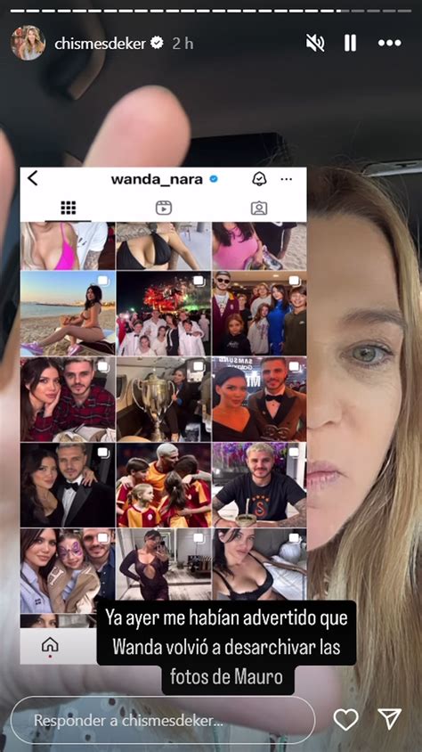 Tras su separación de L Gante Wanda Nara volvió a publicar sus fotos