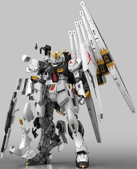 Gundam Chars Counterattack Real Grade Nu Gundam 1144 Model Kit Bandai ...