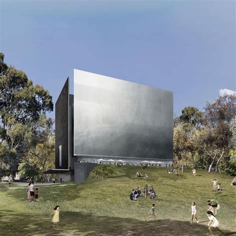 Construction Of Shepparton Art Museum By Denton Corker Marshall