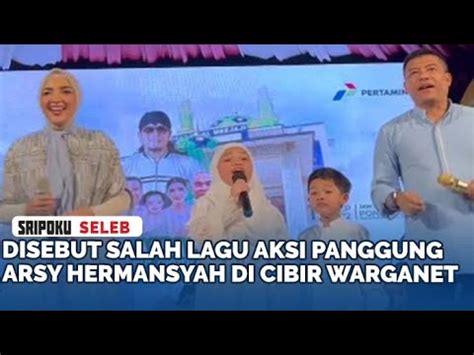 Disebut Salah Lagu Aksi Panggung Arsy Hermansyah Nyanyi Di Pondok