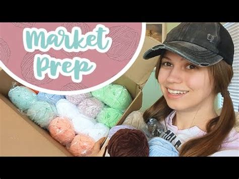 Market Prep Vlog Unboxing Yarn Haul Patterns I Tested In January Pack