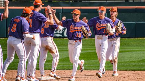 No 7 Clemson Baseball Riding Nine Game Win Streak Into Last Series Of Regular Season Sports