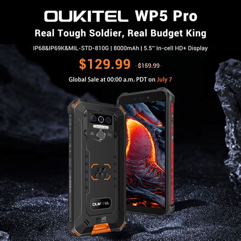 OUKITEL WP5 Pro è ufficiale, le vendite globali al via il 6 luglio
