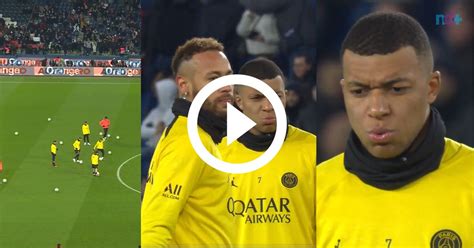 VÍDEO Neymar deixa Mbappé chocado antes de jogo do PSG