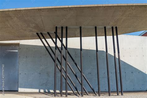 Columns Detail Of Vitra Fire Station Famous Concrete Architecture