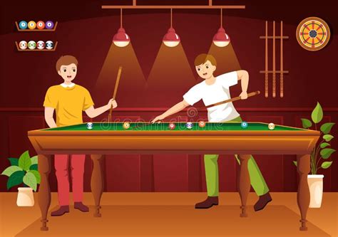 Cartoon Pool Table Stock Illustrations 1187 Cartoon Pool Table Stock