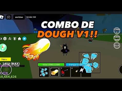 Novo MELHOR COMBO De DOUGH V1 Para MOBILES E INICIANTES EM PVP No BLOX