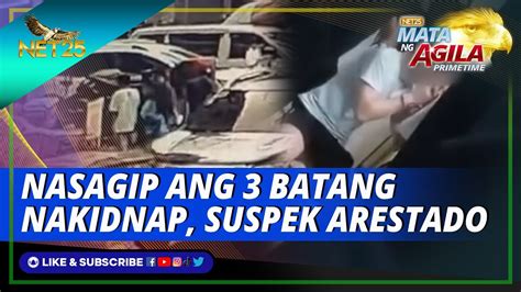 Bata Nasagip Matapos Ma Kidnap Sa Quezon City Suspek Arestado Youtube