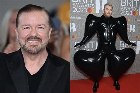 Rick Gervias Divides Fans With Joke About Sam Smith S Brits Outfit