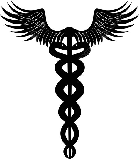Caduceus Medical Symbol Caduceus Design Illustration Vector, Caduceus ...
