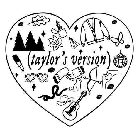 Taylor Swift Digital Svg Taylors Version Svg Taylor Swift Inspire Uplift