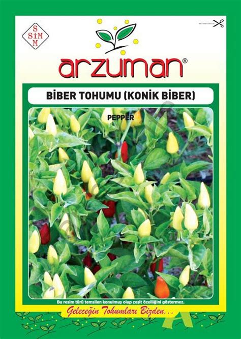 Konik Biber Tohumu 5 Gr Farmer Life