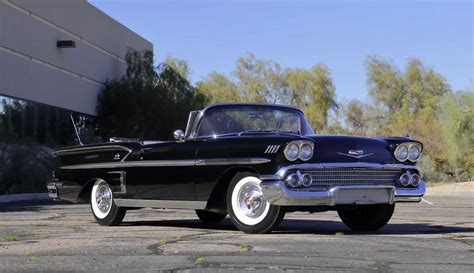 1958 Chevrolet Impala Conv Onyx S And S Classic Cars