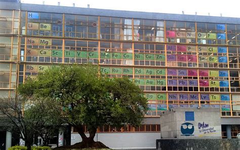 Tabla Periodica Monumental Facultad De Quimica Unam La Voz De La