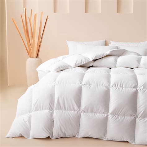 Cosybay Queen Goose Feather Down Comforter Ultra Fluffy Down Duvet Insert Queen Size All