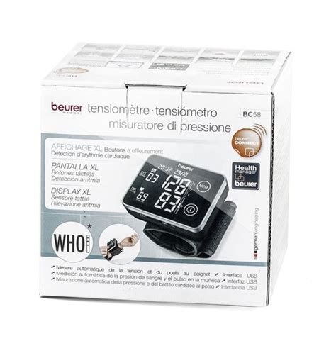 BC-58 TENSIÓMETRO DE MUÑECA TOUCH SCREEN | BEURER - Riverint