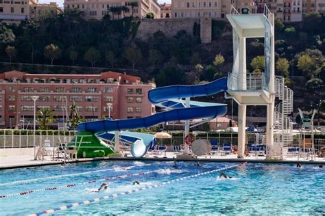 Monaco's open air swimming pool reopens