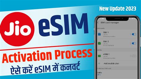 How To Convert Jio Sim To Esim In Jio Esim Activation At Home