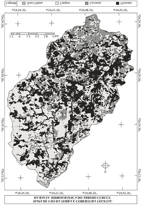 Mapa De Uso Da Terra E Cobertura Vegetal Da Bacia Hidrográfica Do Download Scientific Diagram