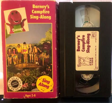 Barney Barneys Campfire Sing Along Vhs Carded Case £3499