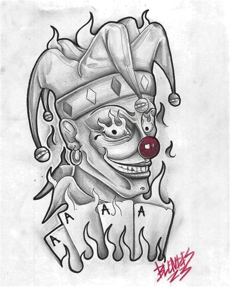 Pin by Weißer Hai on CLOWN Tattoo design book Skull coloring pages