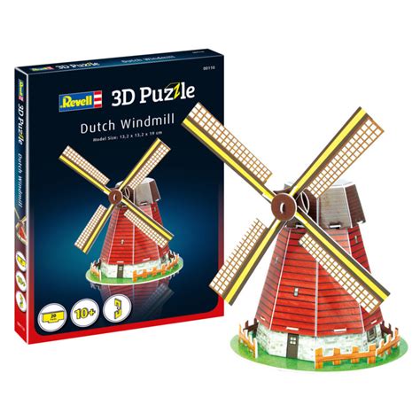 3D Puzzle Holländische Windmühle Revell 00110 Timmi Spielwaren