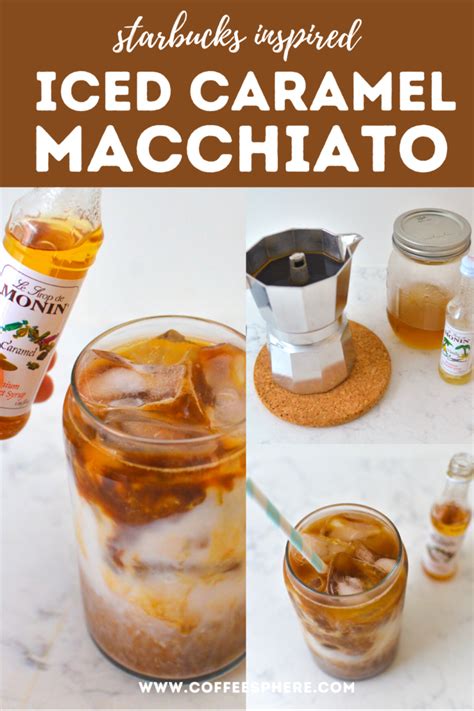 How To Make An Iced Caramel Macchiato Coffeesphere