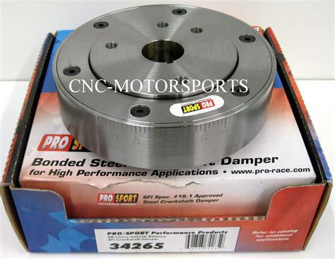 34265 Pro Race Pro Sport Sfi Harmonic Damper Small Block Chevy 283 3