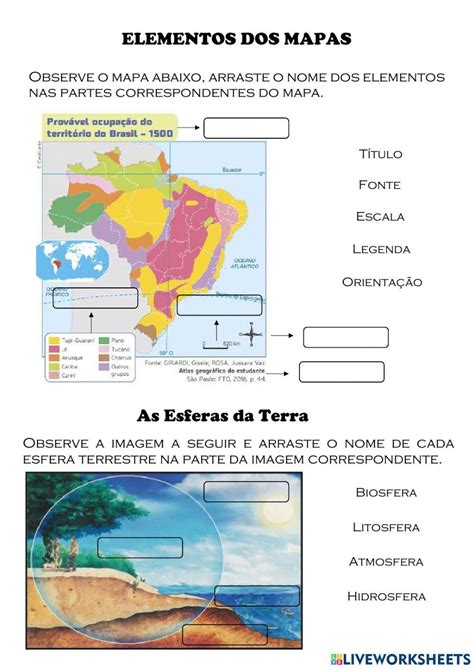 Geografia 6º Worksheet Live Worksheets