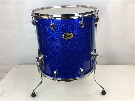 Ludwig Centennial 2011 2021 Blue Sparkle Floor Tom 16 X Reverb